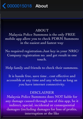 Malaysia Police Summons screenshot 4