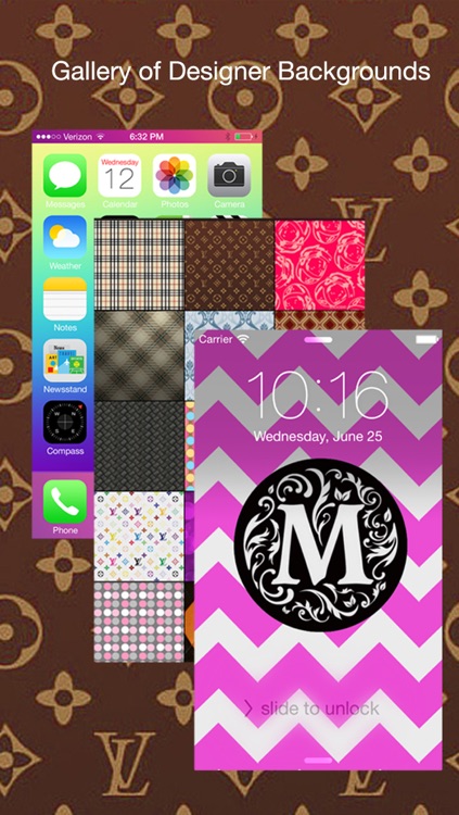 Pimp Your Monogram: Wallpaper & Backgrounds Maker HD