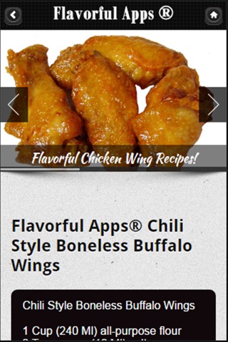 Chicken Wing Recipes from Flavorful Apps® screenshot 3