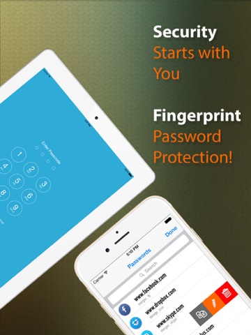 最高の安全を守る & 安全なデジタル金庫に - 秘密のパスコードと指紋パスワード マネージャーのおすすめ画像2