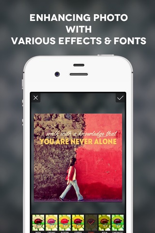 InstaPoster - Cool text, Beautiful background, and your poster is ready! screenshot 3