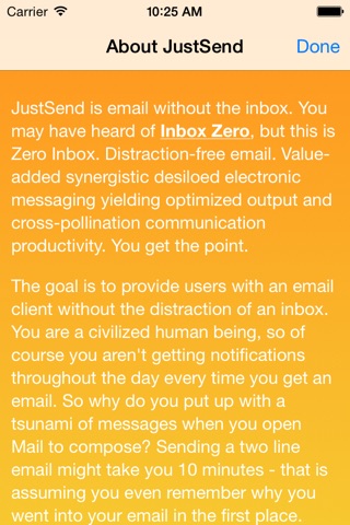 JustSend - Email without the Inbox screenshot 4