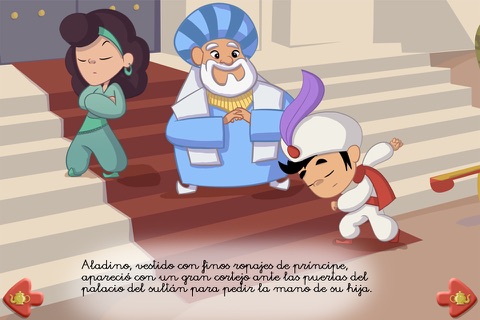 Aladdin and the wonderful lamp - Free book for kids screenshot 2