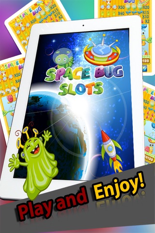 Space Bugs Pro - Outer Space Fun Slots Machine! screenshot 3