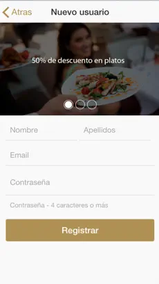 Imágen 5 Restaurant50 - reserva en restaurantes recomendados de Sevilla, Madrid, Málaga y Valencia iphone