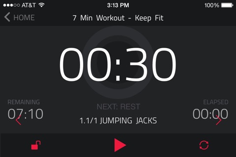 Exact Fitness Timer: Reach Strength, Health and Bodyweight Goals with HiiT Interval Training and Stopwatch. screenshot 2