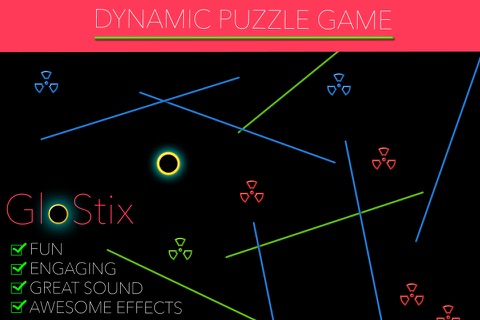 GloStix - Dynamic Avoidance Adventure Game you can play in the dark screenshot 2