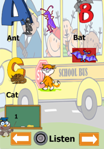 ABC Learning alphabet for kids with english language vocabulary screenshot 2