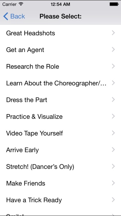 Audition Tricks & Tips for Actors and Dancers