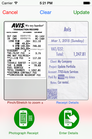 ExpenseOnTheGo - Receipt Organizer, Expense Tracking, Financial Budget Planner screenshot 3