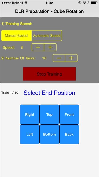 DLR Test - Cube Rotation Module (ROT) Training