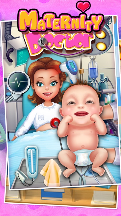 Little Newborn Baby Doctor - kids game & new baby screenshot-4