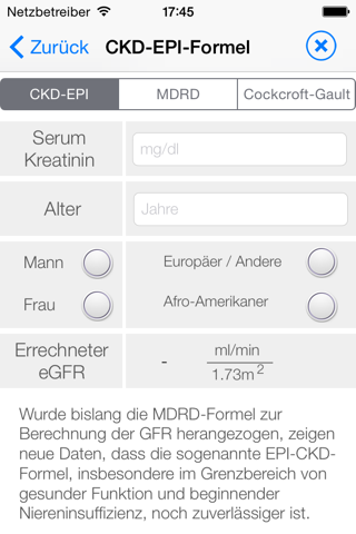 eGFR-App screenshot 3