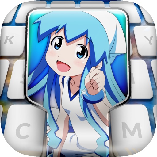 KeyCCMGifs – Manga & Anime : Gif , Animated Stickers and Emoji Squid Girl Keyboard icon