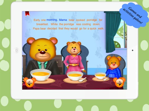 Goldilocks and The Three Bears for Children by Story Time for Kids screenshot 4
