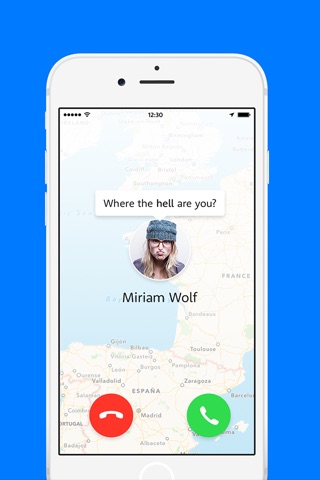Where The Hell Are You? - Secure, private and secret location sharing via a call to easily find and meet your friends. screenshot 3