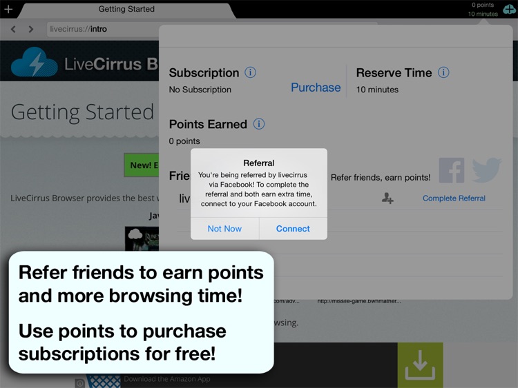 LiveCirrus Browser