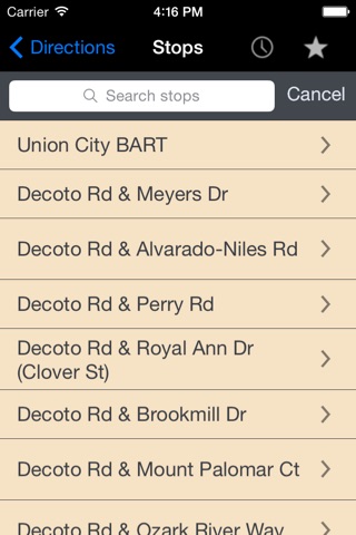 NextBus Ride screenshot 3