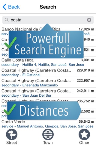 Costa Rica Travelmapp screenshot 3