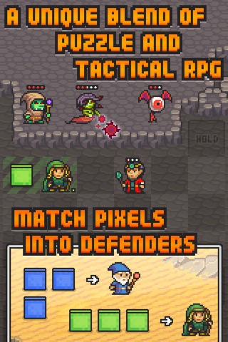 Pixel Defenders Puzzle screenshot 2