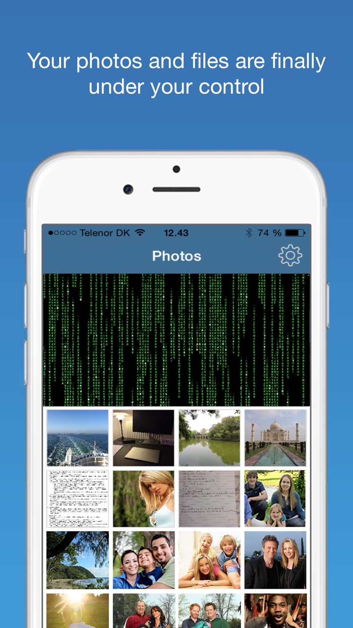 Finger-Print Camera Security with Touch ID  Secret Pattern Unlock Protect-ion