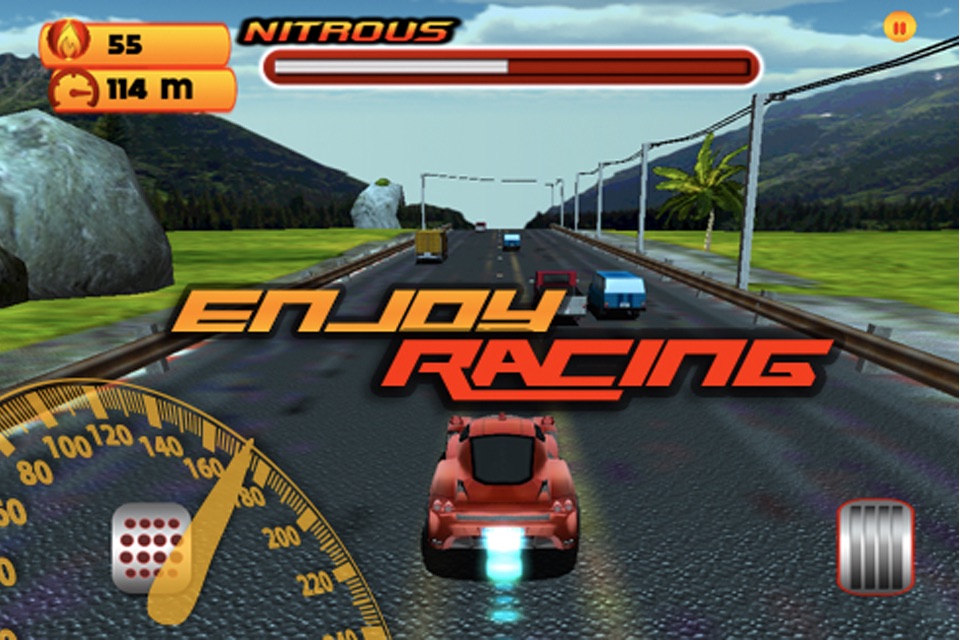 `` Action Sport Racer  - Best  3D Racing Road Games screenshot 2