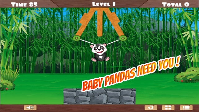 Baby Panda Rope Escape - Fun Bamboo Swing(圖1)-速報App