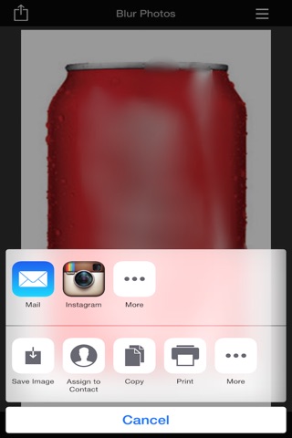 Blur Photos for iPhone, iPad and iPod Touch screenshot 4