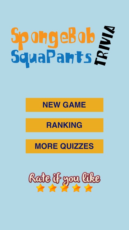 Quiz for Spongebob Squarepants - Trivia for the TV show fans