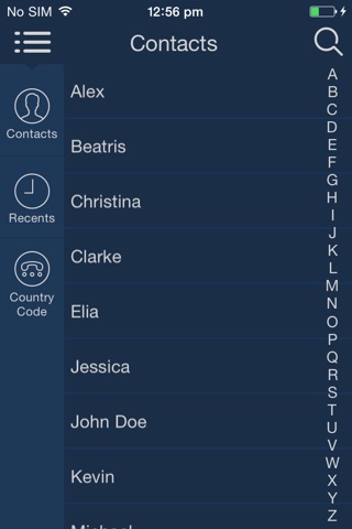 Country Code Dialer screenshot 2