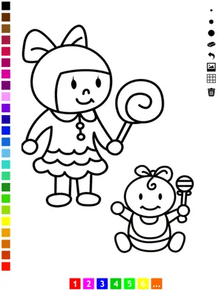 Screenshot 3 Activo! Libro Para Colorear Para Los Más Pequeños de la Familia: Aprender a Dibujar Con Los Padres y Los Niños iphone