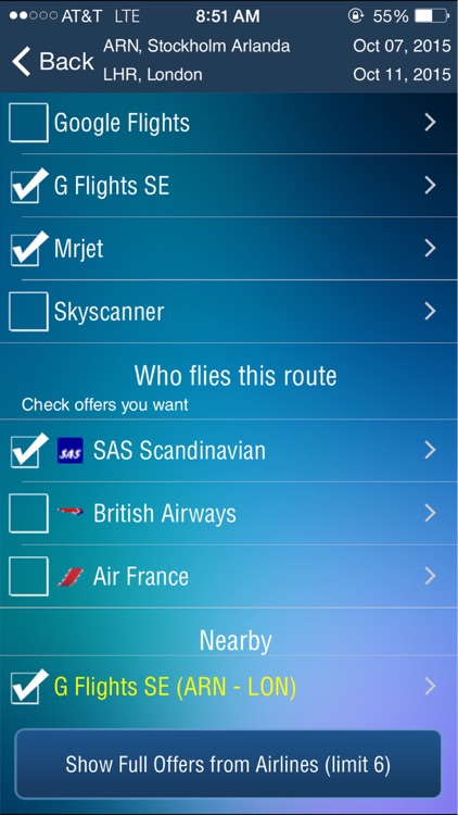 Stockholm Arlanda Airport (ARN) Flight Tracker Scandinavian Sweden Skavsta Bromma screenshot-3