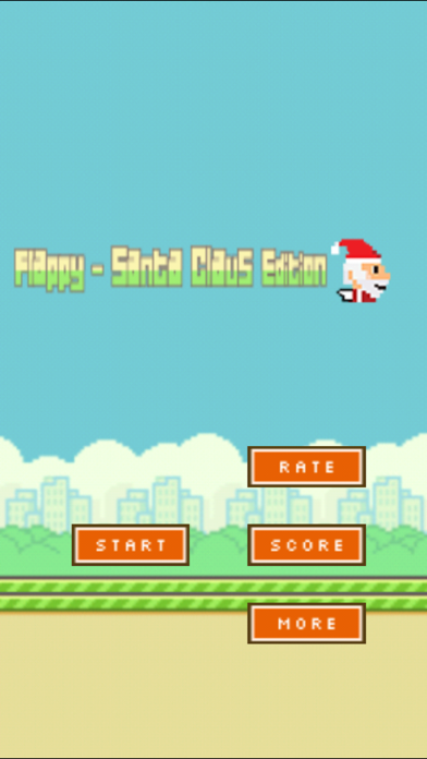 Aaaaaah! Flappy Santa screenshot 1