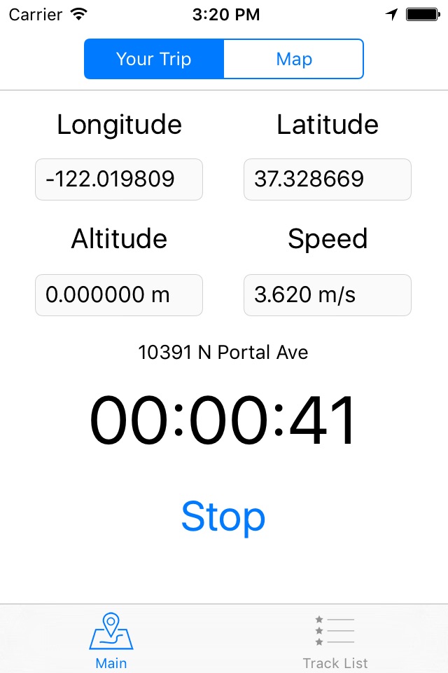 GPS Record Free screenshot 2