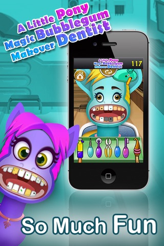 Little Pony Magic Bubble-Gum Friendship Make-Over Dentist Game screenshot 3