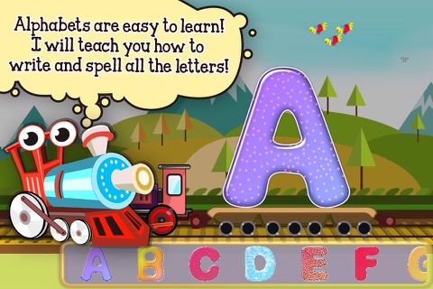 Choo Choo Train Play - Alphabet Number Animal Fruit Learning Game screenshot 3