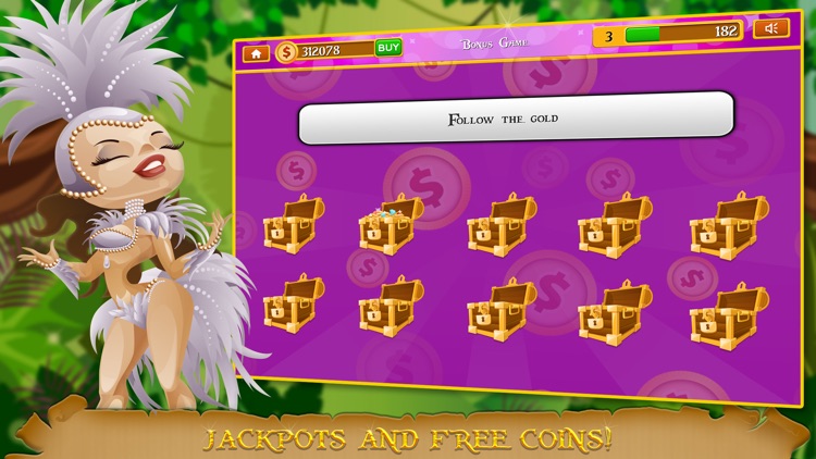 Amazon Jungle Casino Slots FREE - Wild Adventure Las Vegas Slot Machine Games