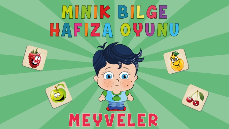 Learn Turkish with Little Genius - Matching Game - Fruits