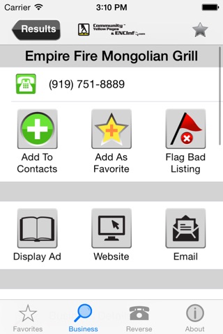 ENC Info Phone Book screenshot 2