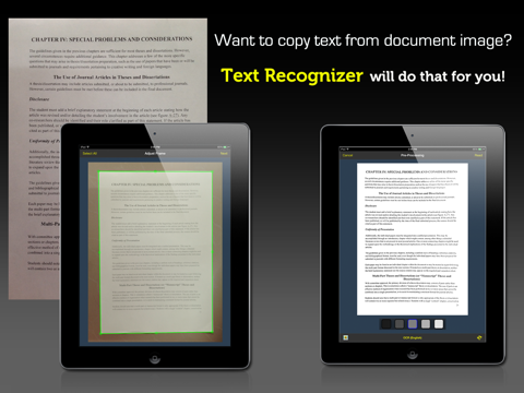 Screenshot #4 pour Text Recognizer Pro ™ OCR recognition app for scan character image and convert to editable documents