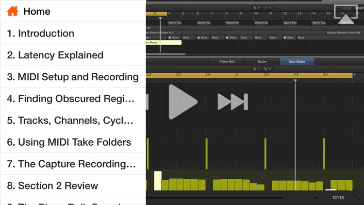 MIDI Recording and Editing in Logic Pro X