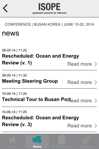 ISOPE Conference App screenshot 2