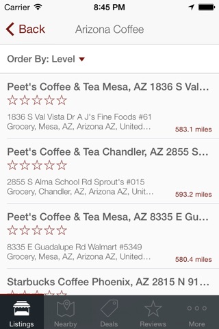 Find Coffee Shops Near Me App screenshot 2