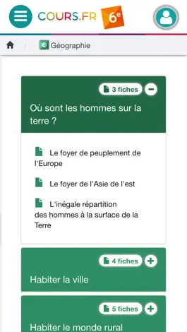 Game screenshot Cours.fr 6e apk