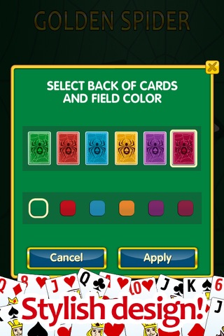 Spider solitaire: classic game screenshot 3