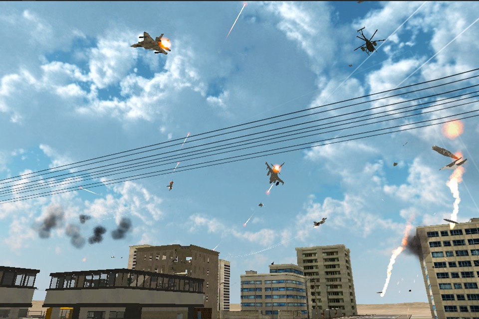 3D Jet Fighter Unlimited Air Combat Free screenshot 4