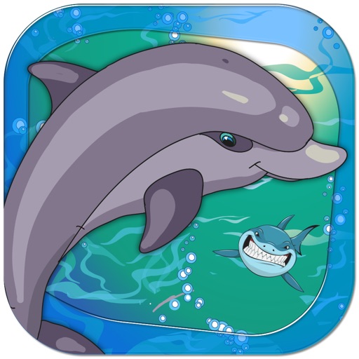 Addictive Wild Dolphin Race - Shark Avoider Madness LX