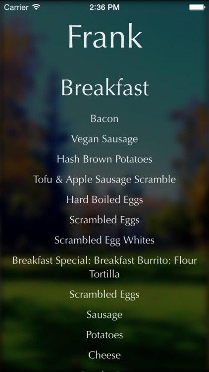 5C Menu screenshot-4