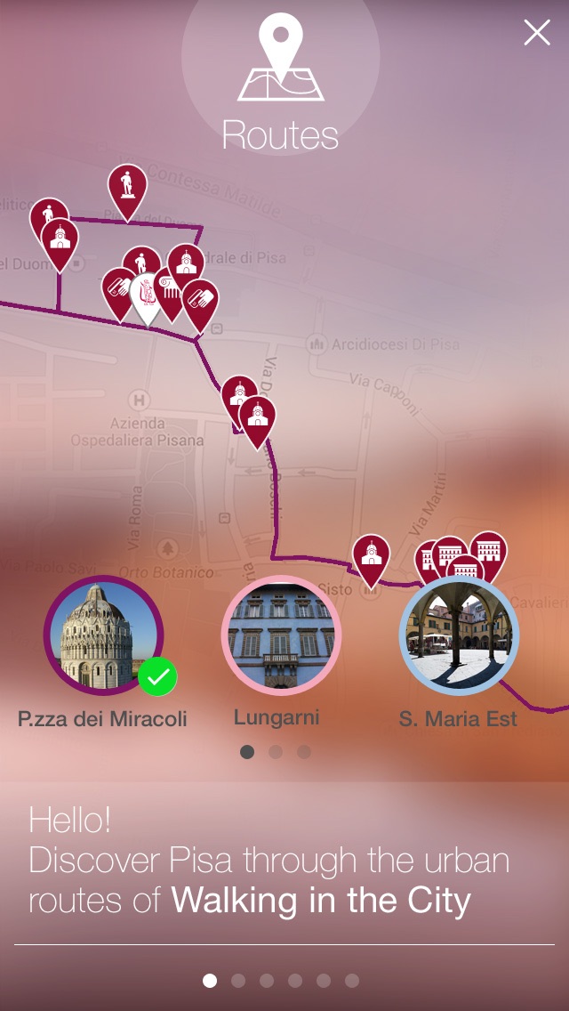 How to cancel & delete Walking in the City - Pisa from iphone & ipad 1