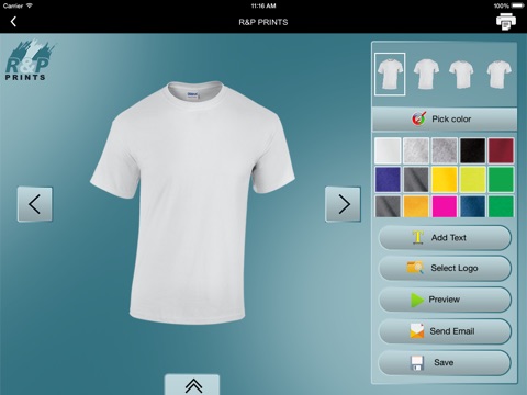 Custom T-Shirt Designer - R&P Prints screenshot 2